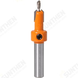 8mm Shank HSS Woodworking Countersink Drill Router Bit 2.8x8 to 4x10mm Carbide Tip Screw Extractor Remon Demolition for Wood Milling Cutter 8mm Shank HSS Woodworking Countersink Drill Router Bit 2.8x8 to 4x10mm Carbide Tip Screw Extractor Remon Demolition for Wood Milling Cutter