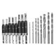 8pcs 16pcs Self Centering Door Hinges Drill Bit Hole Puncher Woodworking Reaming Tool Countersink Drill Bit