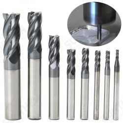8pcs 2-12mm 4 Flutes Carbide End Mill Set Tungsten Steel Milling Cutter CNC Tool 8pcs 2-12mm 4 Flutes Carbide End Mill Set Tungsten Steel Milling Cutter CNC Tool