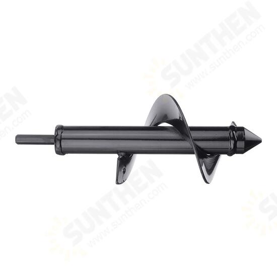 8x18/8x22cm Garden Auger Small Earth Planter Drill Bit Post Hole Digger Earth Planting Auger Drill Bit for Electric Drill 8x18/8x22cm Garden Auger Small Earth Planter Drill Bit Post Hole Digger Earth Planting Auger Drill Bit for Electric Drill