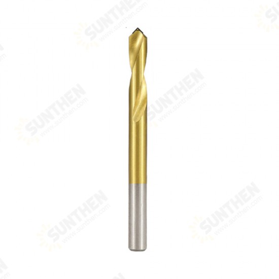 90 Degree Chamfer End Drill 4-12mm Titanium Coated High Speed Steel Spotting Location Center Bit Machine for Chamfering Tools Milling Cutter