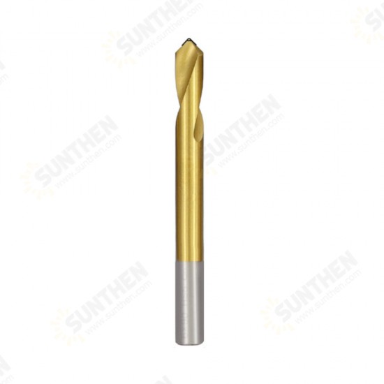 90 Degree Chamfer End Drill 4-12mm Titanium Coated High Speed Steel Spotting Location Center Bit Machine for Chamfering Tools Milling Cutter