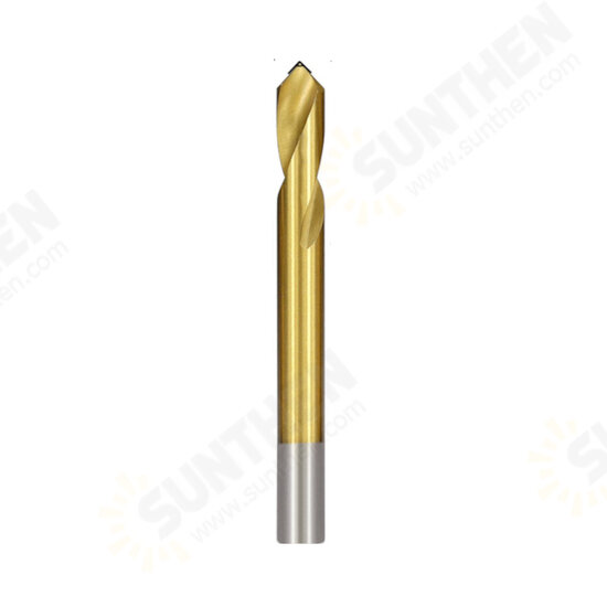 90 Degree Chamfer End Drill 4-12mm Titanium Coated High Speed Steel Spotting Location Center Bit Machine for Chamfering Tools Milling Cutter