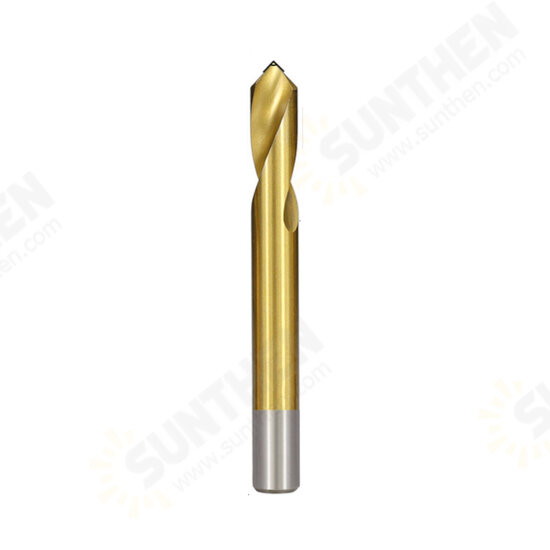 90 Degree Chamfer End Drill 4-12mm Titanium Coated High Speed Steel Spotting Location Center Bit Machine for Chamfering Tools Milling Cutter