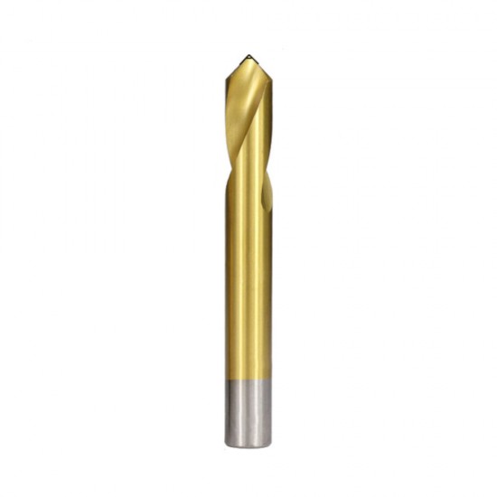 90 Degree Chamfer End Drill 4-12mm Titanium Coated High Speed Steel Spotting Location Center Bit Machine for Chamfering Tools Milling Cutter