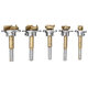 Adjustable 5PCS 15/20/25/30/35mm Forstner Drill Bit Set Titanium Coating Wood Auger Cutter Woodworking Positioning Hole Saw Cutter Hinge Hole Opener Adjustable 5PCS 15/20/25/30/35mm Forstner Drill Bit Set Titanium Coating Wood Auger Cutter Woodworking Positioning Hole Saw Cutter Hinge Hole Opener