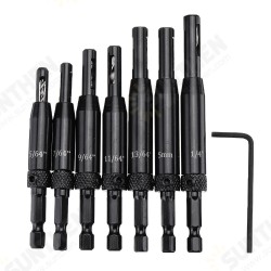 Aluminium Alloy Self Centering Door Hinges Drill Bit Hole Puncher Woodworking Reaming Tool Countersink Drill Bit Aluminium Alloy Self Centering Door Hinges Drill Bit Hole Puncher Woodworking Reaming Tool Countersink Drill Bit