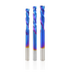 Blue Nano Coating Up Down Milling Cutter 4mm Shank Carbide CNC Router Bit 2 Flute End Mill Blue Nano Coating Up Down Milling Cutter 4mm Shank Carbide CNC Router Bit 2 Flute End Mill