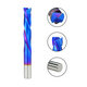 Blue Nano Coating Up Down Milling Cutter 4mm Shank Carbide CNC Router Bit 2 Flute End Mill Blue Nano Coating Up Down Milling Cutter 4mm Shank Carbide CNC Router Bit 2 Flute End Mill