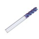 D4/5/6/8/10mm HRC60 4 Flutes Milling Cutter L75mm Blue NACO Coated Tungsten Carbide Milling Cutter CNC Tool D4/5/6/8/10mm HRC60 4 Flutes Milling Cutter L75mm Blue NACO Coated Tungsten Carbide Milling Cutter CNC Tool