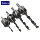DB-C3 4pcs 5 Flute Countersink Drill Bits Reamer Woodworking Chamfer 3mm-6mm DB-C3 4pcs 5 Flute Countersink Drill Bits Reamer Woodworking Chamfer 3mm-6mm