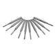 DB-M10 10pcs 3.175x2mm Carbide End Mill Engraving Bits for CNC PCB Machinery Rotary Burrs