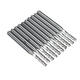 DB-M10 10pcs 3.175x2mm Carbide End Mill Engraving Bits for CNC PCB Machinery Rotary Burrs