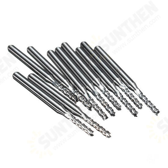 DB-M10 10pcs 3.175x2mm Carbide End Mill Engraving Bits for CNC PCB Machinery Rotary Burrs DB-M10 10pcs 3.175x2mm Carbide End Mill Engraving Bits for CNC PCB Machinery Rotary Burrs