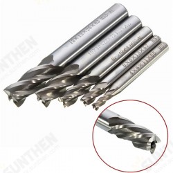 DB-M2 5pcs 4/6/8/10/12mm 4 Flute End Mill Cutter HSS Straight Shank Drill Bits DB-M2 5pcs 4/6/8/10/12mm 4 Flute End Mill Cutter HSS Straight Shank Drill Bits
