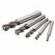 DB-M2 5pcs 4/6/8/10/12mm 4 Flute End Mill Cutter HSS Straight Shank Drill Bits DB-M2 5pcs 4/6/8/10/12mm 4 Flute End Mill Cutter HSS Straight Shank Drill Bits