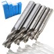 DB-M2 5pcs 4/6/8/10/12mm 4 Flute End Mill Cutter HSS Straight Shank Drill Bits DB-M2 5pcs 4/6/8/10/12mm 4 Flute End Mill Cutter HSS Straight Shank Drill Bits
