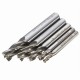 DB-M2 5pcs 4/6/8/10/12mm 4 Flute End Mill Cutter HSS Straight Shank Drill Bits DB-M2 5pcs 4/6/8/10/12mm 4 Flute End Mill Cutter HSS Straight Shank Drill Bits