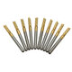 DB-M6 10pcs 3.175mm Titanium Coated Carbide End Mill Engraving Bits For CNC Rotary Burrs DB-M6 10pcs 3.175mm Titanium Coated Carbide End Mill Engraving Bits For CNC Rotary Burrs