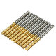 DB-M6 10pcs 3.175mm Titanium Coated Carbide End Mill Engraving Bits For CNC Rotary Burrs DB-M6 10pcs 3.175mm Titanium Coated Carbide End Mill Engraving Bits For CNC Rotary Burrs