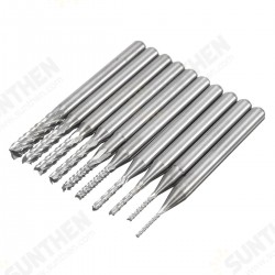 DB-M8 10pcs 0.8-3mm Carbide PCB Drill Bits Engraving Milling Cutter for CNC Rotary Burrs DB-M8 10pcs 0.8-3mm Carbide PCB Drill Bits Engraving Milling Cutter for CNC Rotary Burrs