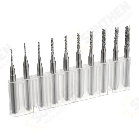 DB-M8 10pcs 0.8-3mm Carbide PCB Drill Bits Engraving Milling Cutter for CNC Rotary Burrs DB-M8 10pcs 0.8-3mm Carbide PCB Drill Bits Engraving Milling Cutter for CNC Rotary Burrs