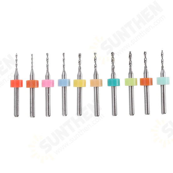 DB-P1 10pcs Tungsten Steel Hard Alloy PCB CNC Drill Bits For Circuit Boards PCB Drill Bit