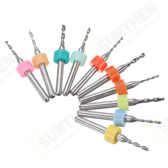 DB-P1 10pcs Tungsten Steel Hard Alloy PCB CNC Drill Bits For Circuit Boards PCB Drill Bit