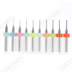 DB-P1 10pcs Tungsten Steel Hard Alloy PCB CNC Drill Bits For Circuit Boards PCB Drill Bit