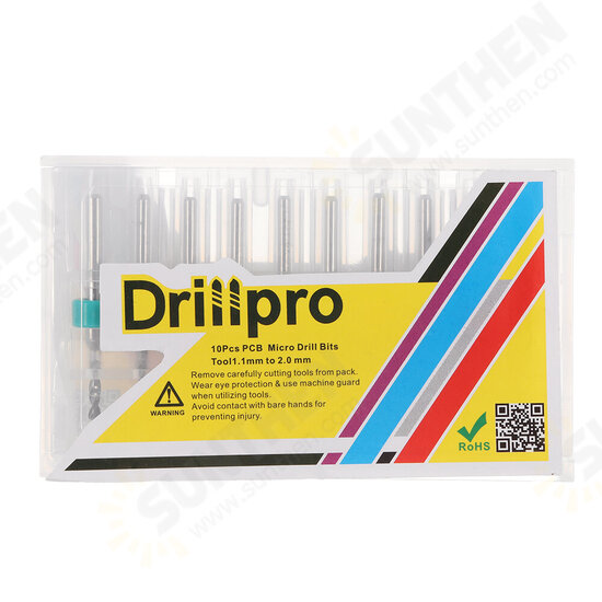 DB-P1 10pcs Tungsten Steel Hard Alloy PCB CNC Drill Bits For Circuit Boards PCB Drill Bit DB-P1 10pcs Tungsten Steel Hard Alloy PCB CNC Drill Bits For Circuit Boards PCB Drill Bit