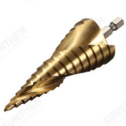 DB-S1 3pcs HSS Spiral Grooved Step Drill Bit 4-12/4-20/4-32 DB-S1 3pcs HSS Spiral Grooved Step Drill Bit 4-12/4-20/4-32