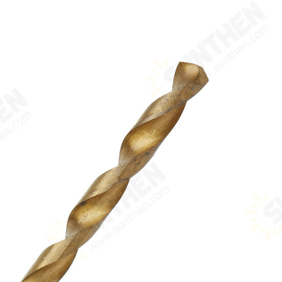 DB-T2 13pcs 1.5-6.5mm HSS Titanium Coated 1/4 Inch Hex Shank Twist Drill Bit Set DB-T2 13pcs 1.5-6.5mm HSS Titanium Coated 1/4 Inch Hex Shank Twist Drill Bit Set