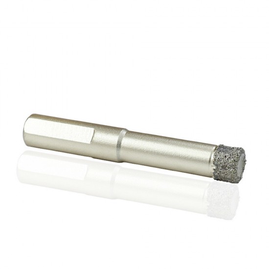 Diamond Coated Drill Bit 6/8/10/12mm Dry Drilling for Glass Marble Granite Ceramics Hole Cutter Diamond Core Bit