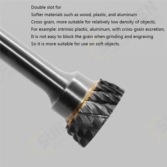 Double Groove Alloy Rotary Boring Tool Tungsten Steel Wood Carving N-type Inverted Cone Milling Cutter Grinding Head Double Groove Alloy Rotary Boring Tool Tungsten Steel Wood Carving N-type Inverted Cone Milling Cutter Grinding Head