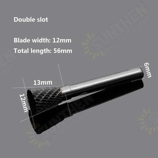 Double Groove Alloy Rotary Boring Tool Tungsten Steel Wood Carving N-type Inverted Cone Milling Cutter Grinding Head Double Groove Alloy Rotary Boring Tool Tungsten Steel Wood Carving N-type Inverted Cone Milling Cutter Grinding Head