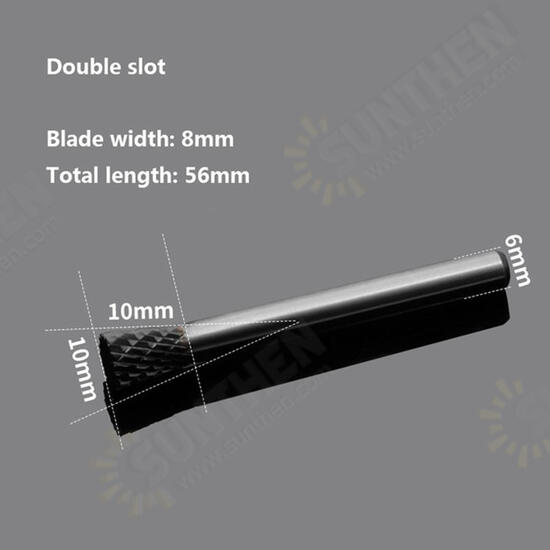 Double Groove Alloy Rotary Boring Tool Tungsten Steel Wood Carving N-type Inverted Cone Milling Cutter Grinding Head Double Groove Alloy Rotary Boring Tool Tungsten Steel Wood Carving N-type Inverted Cone Milling Cutter Grinding Head