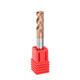 HRC58 Round Nose 4 Flutes End Mill Cutter 2R0.2-6R0.5 AlTiN Coating CNC End Mill Cutter HRC58 Round Nose 4 Flutes End Mill Cutter 2R0.2-6R0.5 AlTiN Coating CNC End Mill Cutter