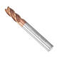 HRC58 Round Nose 4 Flutes End Mill Cutter 2R0.2-6R0.5 AlTiN Coating CNC End Mill Cutter