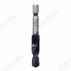 HRC89 M3-M10 Combination Drill Tap Bit Set TiAlN Coated Deburr Countersink Drill Bits HRC89 M3-M10 Combination Drill Tap Bit Set TiAlN Coated Deburr Countersink Drill Bits