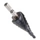 HRC89 M35 Cobalt Step Drill Bit 3-12/4-12/4-20mm TiAlN Coated Step Drill 1/4 Inch Hex Shank HRC89 M35 Cobalt Step Drill Bit 3-12/4-12/4-20mm TiAlN Coated Step Drill 1/4 Inch Hex Shank