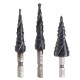 HRC89 M35 Cobalt Step Drill Bit 3-12/4-12/4-20mm TiAlN Coated Step Drill 1/4 Inch Hex Shank