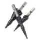 HRC89 M35 Cobalt Step Drill Bit 3-12/4-12/4-20mm TiAlN Coated Step Drill 1/4 Inch Hex Shank HRC89 M35 Cobalt Step Drill Bit 3-12/4-12/4-20mm TiAlN Coated Step Drill 1/4 Inch Hex Shank