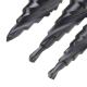 HRC89 M35 Cobalt Step Drill Bit 3-12/4-12/4-20mm TiAlN Coated Step Drill 1/4 Inch Hex Shank HRC89 M35 Cobalt Step Drill Bit 3-12/4-12/4-20mm TiAlN Coated Step Drill 1/4 Inch Hex Shank