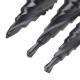 HRC89 M35 Cobalt Step Drill Bit 3-12/4-12/4-20mm TiAlN Coated Step Drill 1/4 Inch Hex Shank