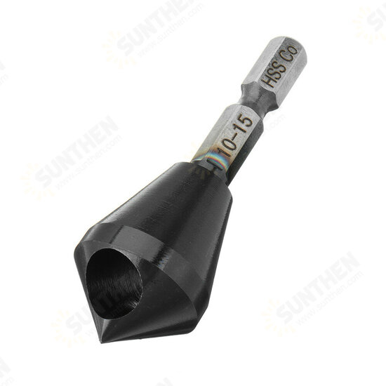 HRC89 TiAlN Countersink Drill Bit M35 Cobalt Deburring Chamfer Drill Bit 2-5/5-10/10-15mm