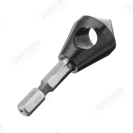 HRC89 TiAlN Countersink Drill Bit M35 Cobalt Deburring Chamfer Drill Bit 2-5/5-10/10-15mm HRC89 TiAlN Countersink Drill Bit M35 Cobalt Deburring Chamfer Drill Bit 2-5/5-10/10-15mm