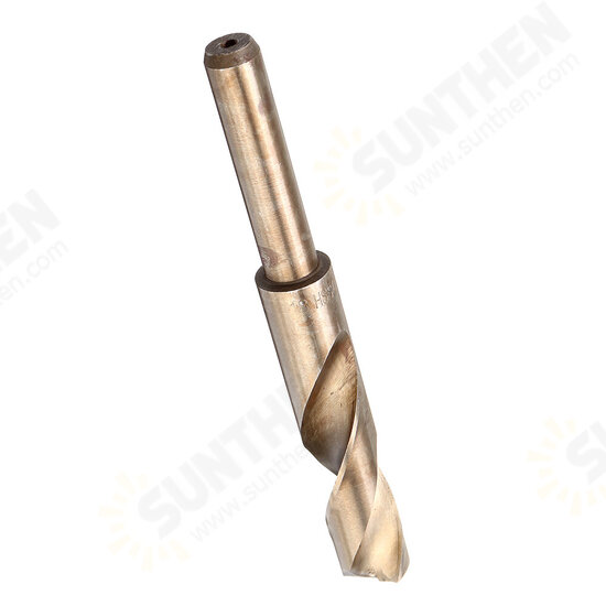 HSS-Co Cobalt Reduced Shank Drill Bit M35 13.5-30mm HSS Drill Bit 1/2 Inch Shank for Wood Metal Stainless Steel Drilling