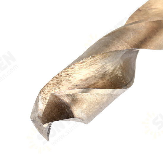 HSS-Co Cobalt Reduced Shank Drill Bit M35 13.5-30mm HSS Drill Bit 1/2 Inch Shank for Wood Metal Stainless Steel Drilling