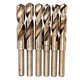 HSS-Co Cobalt Reduced Shank Drill Bit M35 13.5-30mm HSS Drill Bit 1/2 Inch Shank for Wood Metal Stainless Steel Drilling