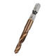 HSS Co M35 Cobalt Combination Drill Tap Bit M3-M10 Deburr Countersink Drill Bit HSS Co M35 Cobalt Combination Drill Tap Bit M3-M10 Deburr Countersink Drill Bit